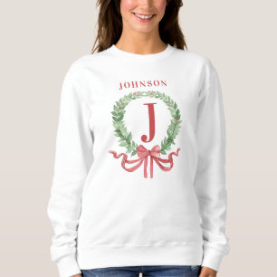 Weihnachtsschrettongram mit Name Sweatshirt