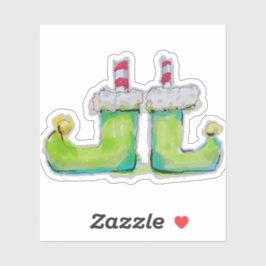 Weihnachtsschuhe Aufkleber