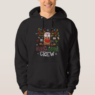Weihnachtsschule Krankenpflege Crew Rentier Nurse Hoodie