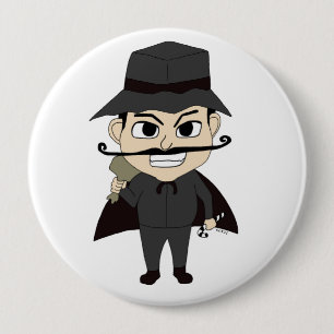 Weihnachtsschurke Button