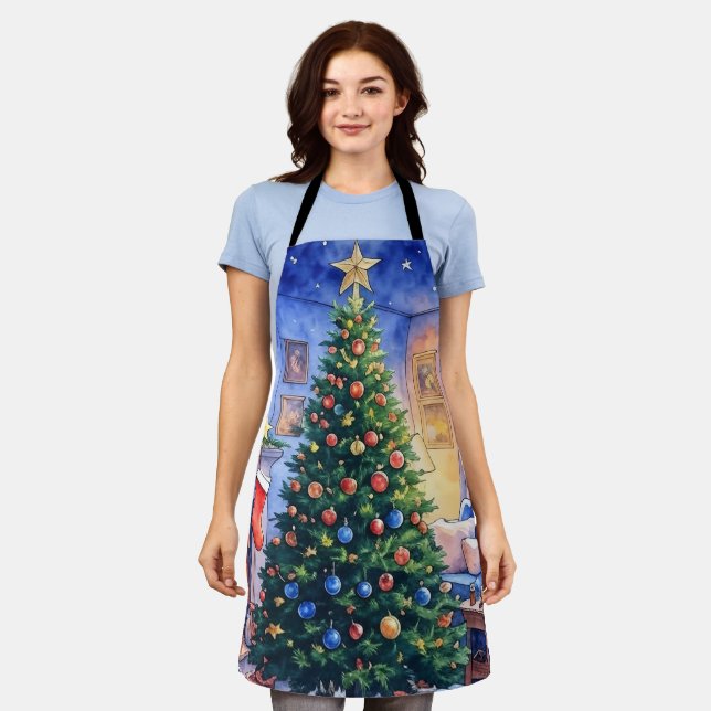 Weihnachtsschürze Schürze (Getragen)