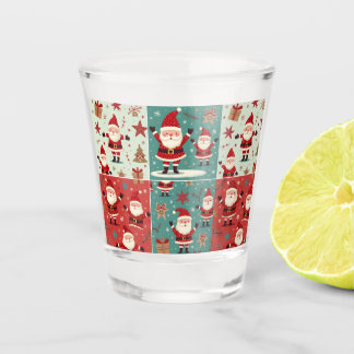 Weihnachtsschuss-Brille Schnapsglas