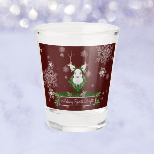 Weihnachtsschussglas von Red Reindeer Schnapsglas