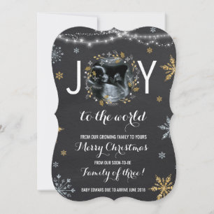 Weihnachtsschwangerschaft Ankündigung Weihnachts-F