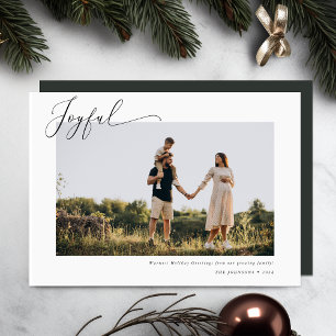 Weihnachtsschwangerschaftskarte Feiertagskarte