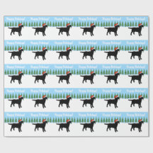 Weihnachtsschwarze Labrador-Weihnachtsmannmütze