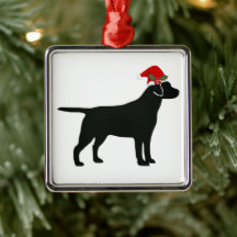 Weihnachtsschwarzer Lab Hund