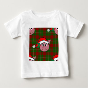 Weihnachtsschwein Baby T-shirt