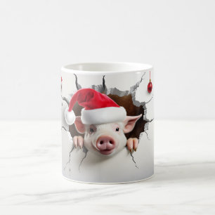 Weihnachtsschwein Kaffeetasse