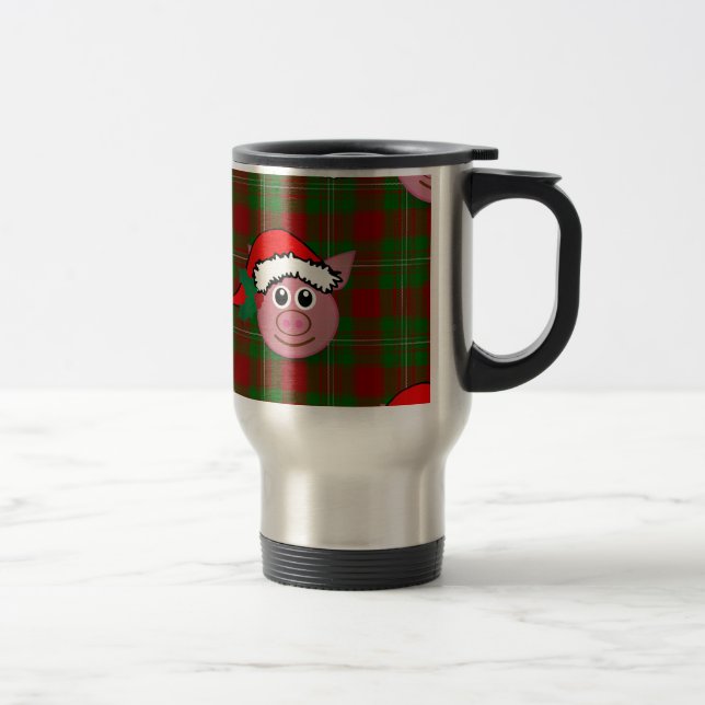 Weihnachtsschwein Reisebecher (Rechts)