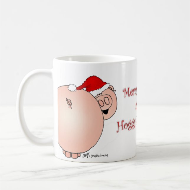 Weihnachtsschweine! Kaffeetasse (Links)
