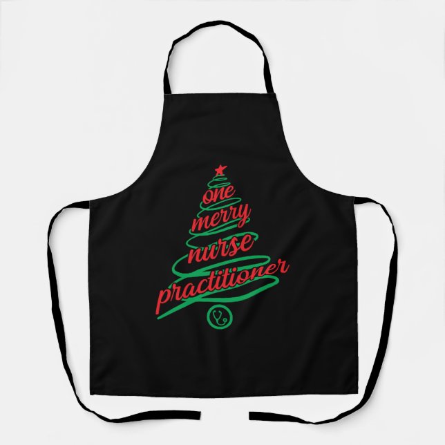 Weihnachtsschwestern, eine froh schürze (Vorderseite)