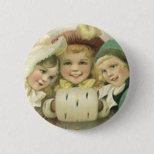 Weihnachtsschwestern im viktorianischen Stil, vikt Button