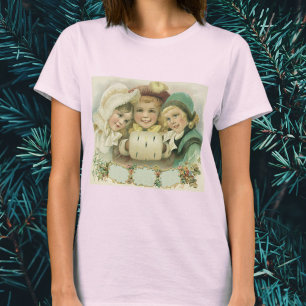 Weihnachtsschwestern im Vintage-Stil, viktorianisc T-Shirt
