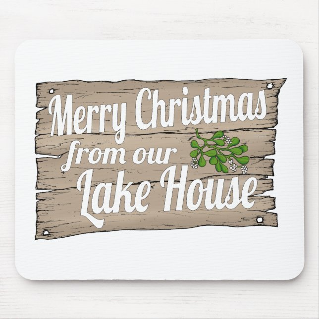 Weihnachtssee Mousepad (Vorne)