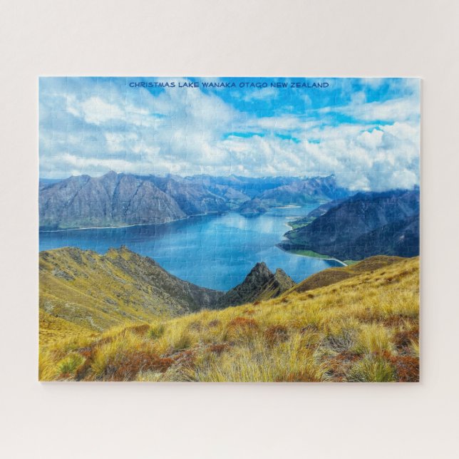 Weihnachtssee Wanaka Otago Neuseeland Puzzle (Horizontal)