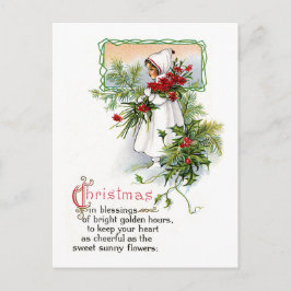 Weihnachtssegen Feiertagspostkarte