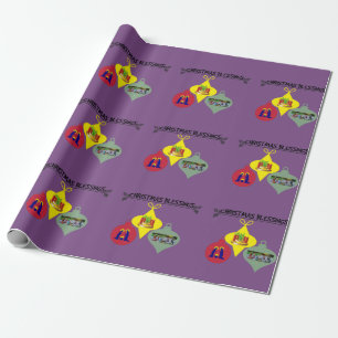Weihnachtssegen Geschenkpapier
