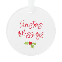 Weihnachtssegen Holly Festive JAHR Feiertagsfreude