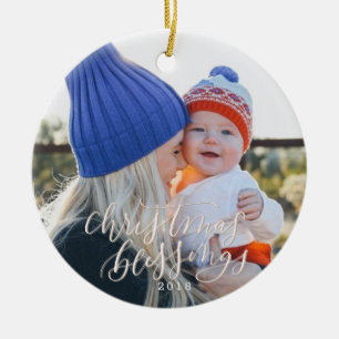 Weihnachtssegen-Verzierung Keramik Ornament