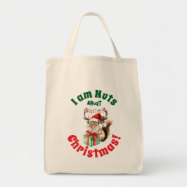 Weihnachtsseichenbuchse & Antlers Lights Tote Tasc Tragetasche