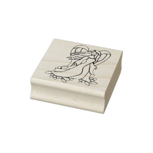 Weihnachtssengelkunst Briefmarke Gummistempel