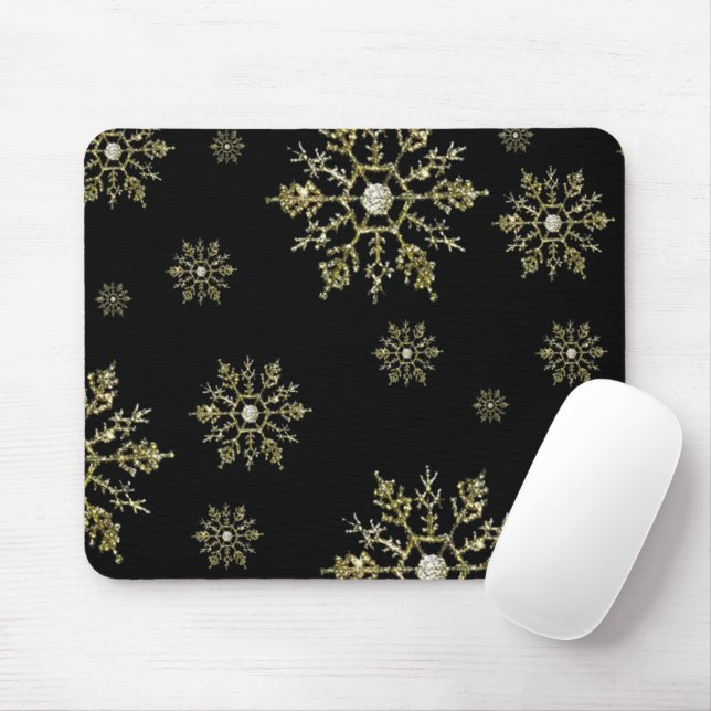 Weihnachtssilber Snowflake Mousepad (Mit Mouse)