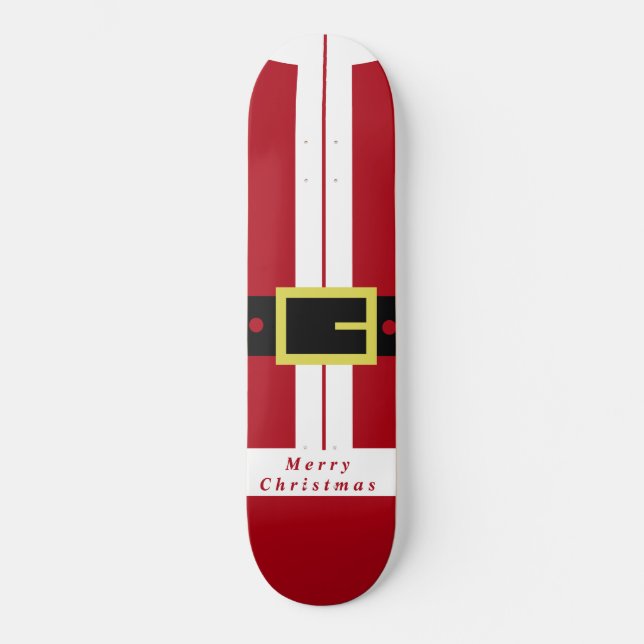 Weihnachtsskateboard Weihnachtsgeschenk Skateboard (Vorderseite)