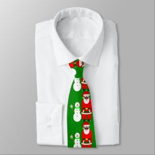 Weihnachtssnowmann niedlich krawatte