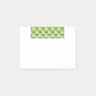 Weihnachtssnowmen Muster Post-it Klebezettel