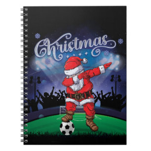 Weihnachtssoccer Notizblock