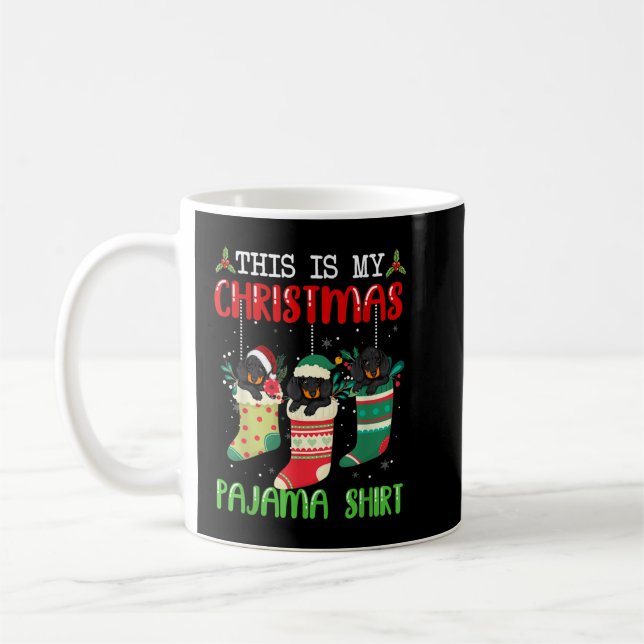 Weihnachtssocken Das ist meine Weihnachts-Pajama-D Kaffeetasse (Links)