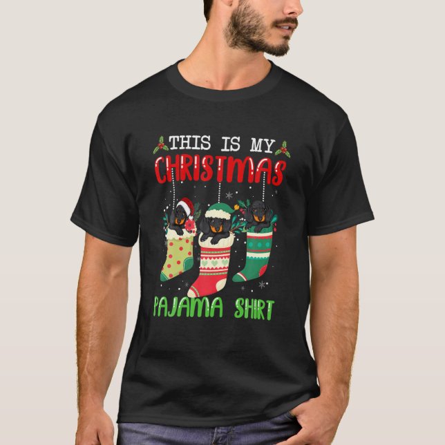 Weihnachtssocken Das ist meine Weihnachts-Pajama-D T-Shirt (Vorderseite)