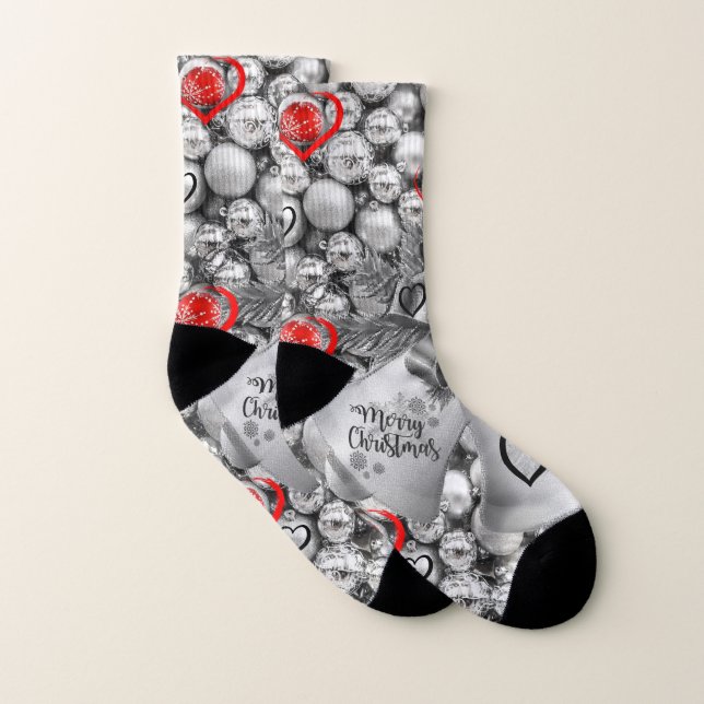 Weihnachtssocken, Frohe Weihnachten Socken (Paar)