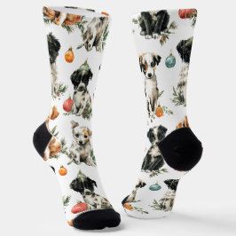 Weihnachtssocken für die Familie mit niedlichen Hu Socken