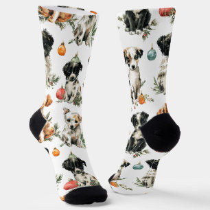 Weihnachtssocken für die Familie mit niedlichen Hu Socken