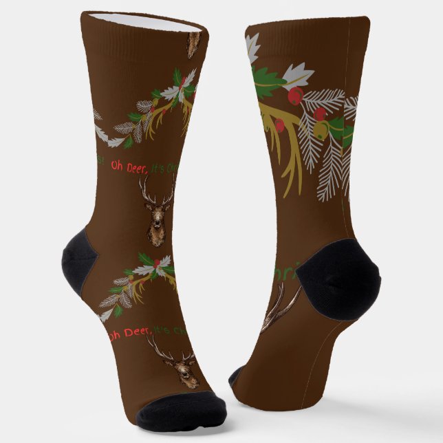 Weihnachtssocken Socken (Gewinkelt)