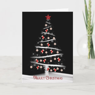 Weihnachtssocken und Baseball Feiertagskarte