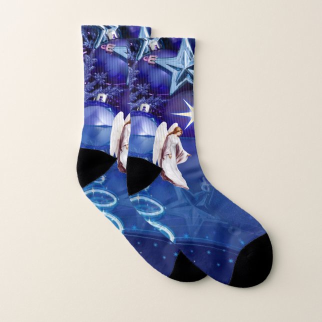 Weihnachtssocken, Weihnachtsgel Socken (Paar)