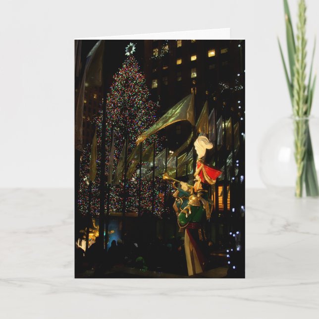 Weihnachtssoldat Feiertagskarte (Vorderseite)