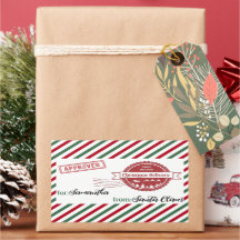 Weihnachtsspeziallieferung vom Weihnachtsmann