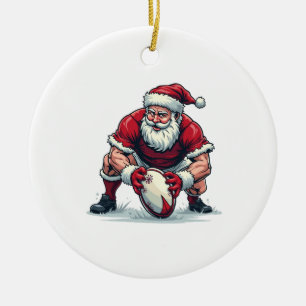 Weihnachtsspielerin Keramik Ornament