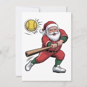 Weihnachtsspielerin - Weihnachtsspielerin Sport Feiertagskarte