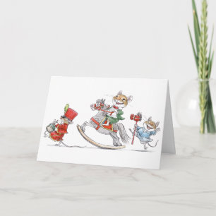 Weihnachtsspielerkarte Karte