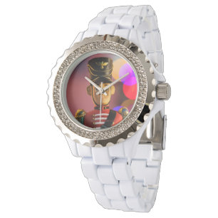 Weihnachtsspielsoldat Figur SlipperyJoe Gay pri Armbanduhr