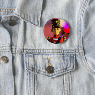 Weihnachtsspielsoldat Figur SlipperyJoe Gay pri Button