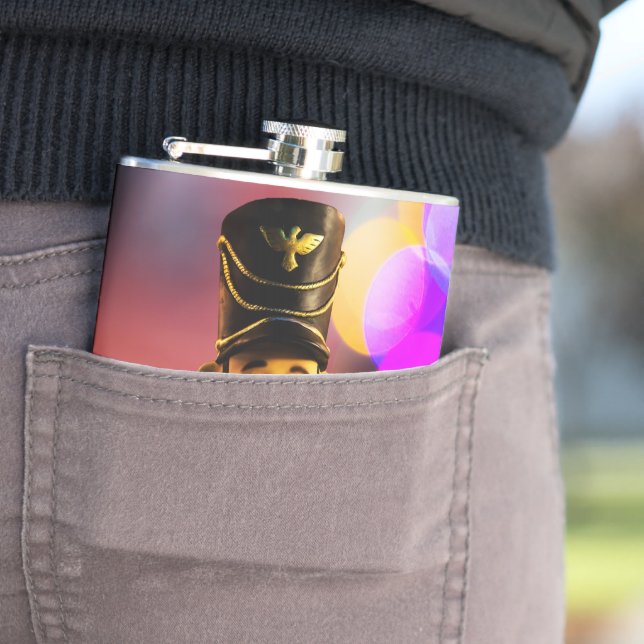 Weihnachtsspielsoldat Figur SlipperyJoe Gay pri Flachmann (Beispiel)