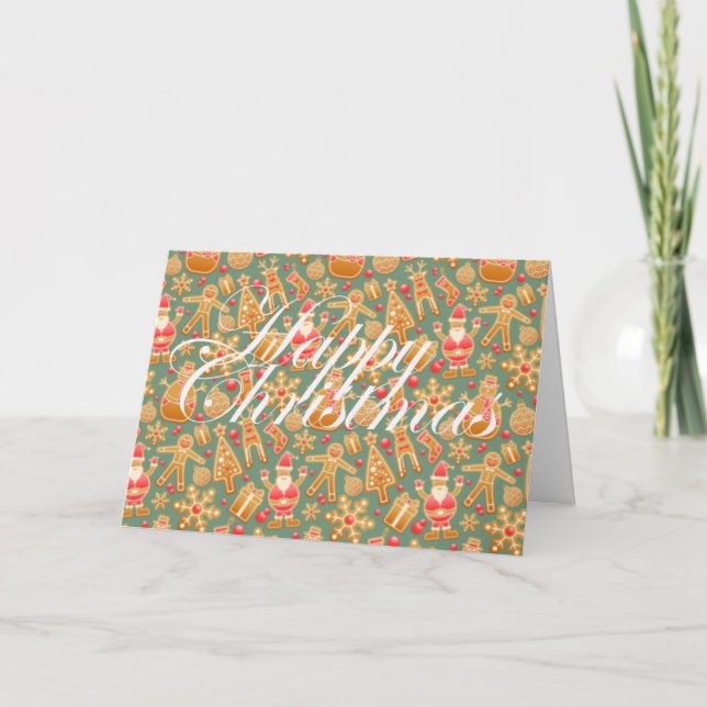 Weihnachtsspielzeug Karte (Vorderseite)