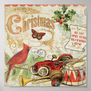 Weihnachtsspielzeug Poster