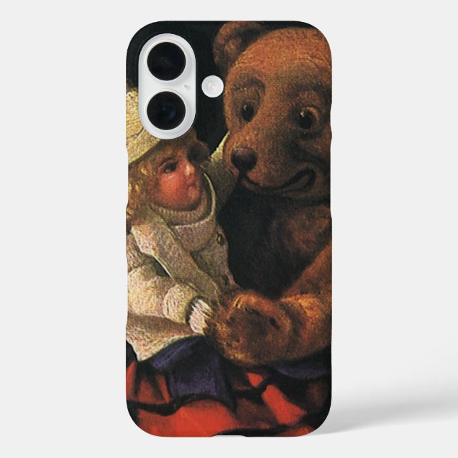 Weihnachtsspielzeug, Puppe und ein Teddybär Case-Mate iPhone Hülle (Rückseite)